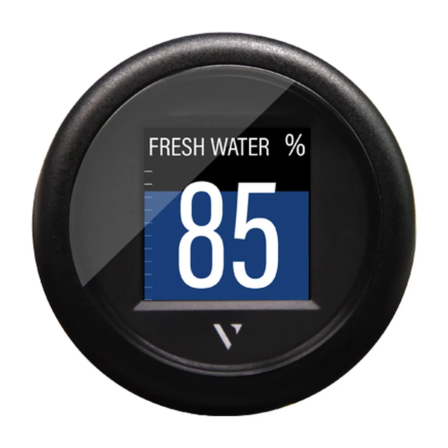 VLFlex 52 NMEA 2k COLOR DISPLAY 1,4" SINGLE LENS WITH ANTI FOG COATING, ROUND BLACK BEZEL AND WIRING HARNESS WHIT M12 CONNECTOR