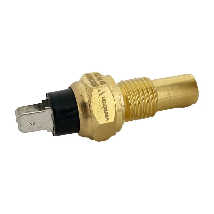 Temperature sensor 150 °C 302 °F / 1/2"-14NPT - insulated return / 6,3 x 0,8 mm terminal